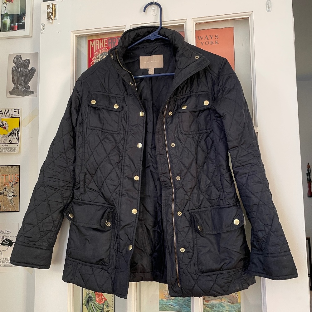 Banana Republic Quilted Jacket - Small